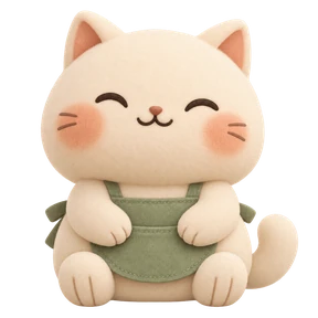抱着咖啡杯的小猫